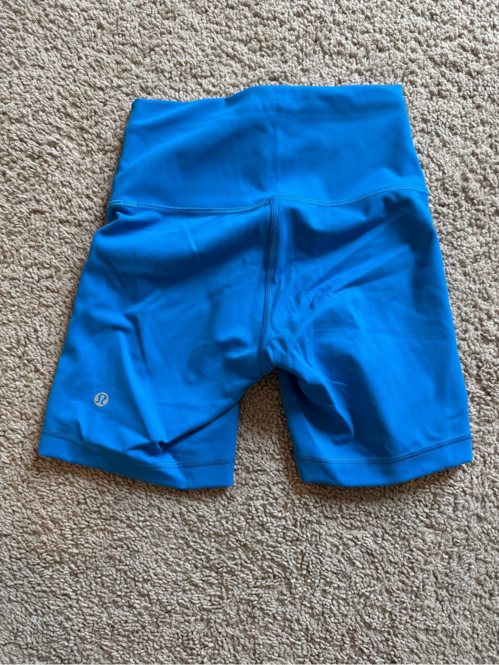 Lululemon Blue Bike Shorts